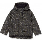 Black, Stars Girls and Toddlers' Heavyweight Hooded Puffer Jacket Black, Stars Girls and Toddlers' Heavyweight Hooded Puffer Jacket