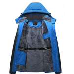 HOW'ON Men's Winter Coat Snow Jacket Windproof Waterproof Ski Jackets Blue M