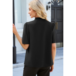 SHEWIN Blouses for Women Dressy Casual Short Sleeve V Neck Button Down Shirts Pleated Summer Business Office Work Tops SHEWIN Blouses for Women Dressy Casual Short Sleeve V Neck Button Down Shirts Pleated Summer Business Office Work Tops