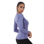 NELEUS Womens Compression T Shirt Yoga Athletic Dry Fit Long Sleeve 3 Pack,Gray+Blue+Pink,US Size L NELEUS Womens Compression T Shirt Yoga Athletic Dry Fit Long Sleeve 3 Pack,Gray+Blue+Pink,US Size L